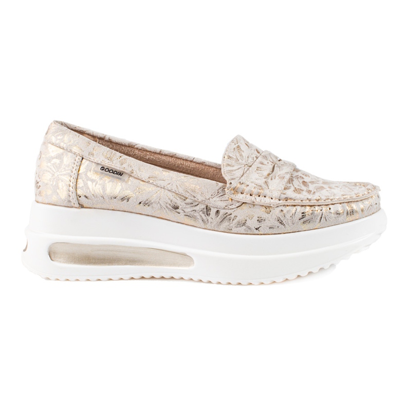 Mocassins chunky femme Shelovet beige Mocassins chunky femme Shelovet beige