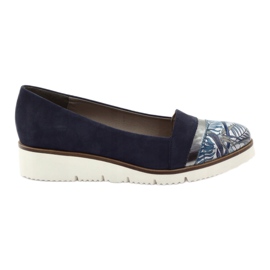 Edeo Chaussures confortables LORDSY bleu marine gris Edeo Chaussures confortables LORDSY bleu marine gris