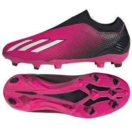 Chaussures adidas X Speedportal.3 Ll Fg Jr GZ5061 multicolore roses et violets Chaussures adidas X Speedportal.3 Ll Fg Jr GZ5061 multicolore roses et violets