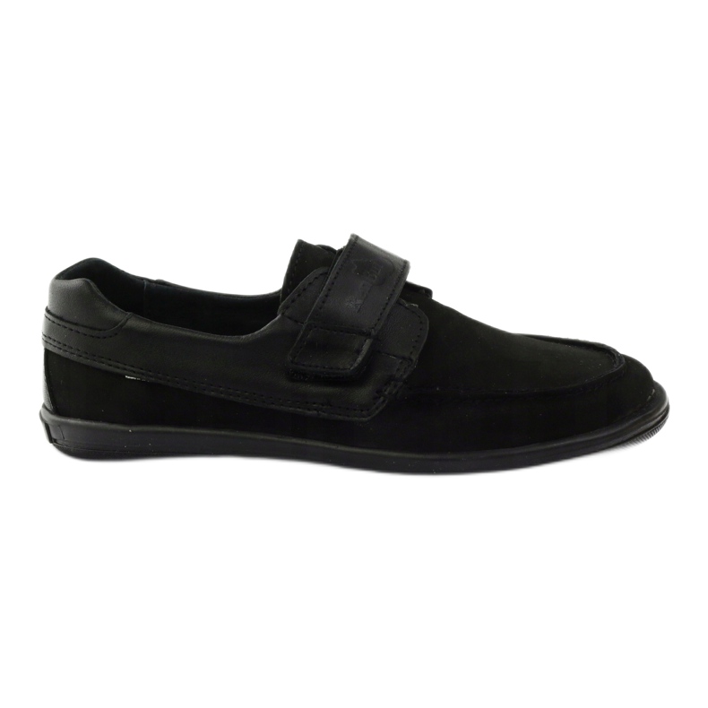 Ren But Chaussures pour garçons en cuir pour Velcro Ren mais 4249 noir le noir