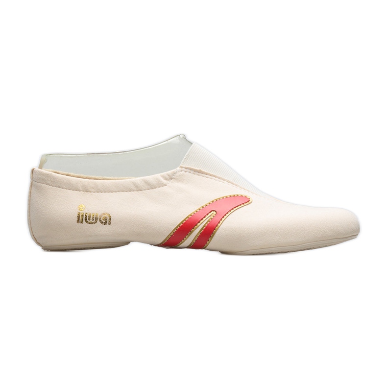 Ballerines de gymnastique IWA 502 crème beige blanche Ballerines de gymnastique IWA 502 crème beige blanche