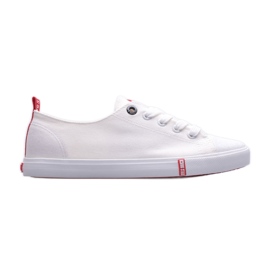 Baskets femme Big Star FF274087 blanc rouge