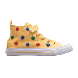 Baskets pour enfants Big Star JJ374062 jaune
