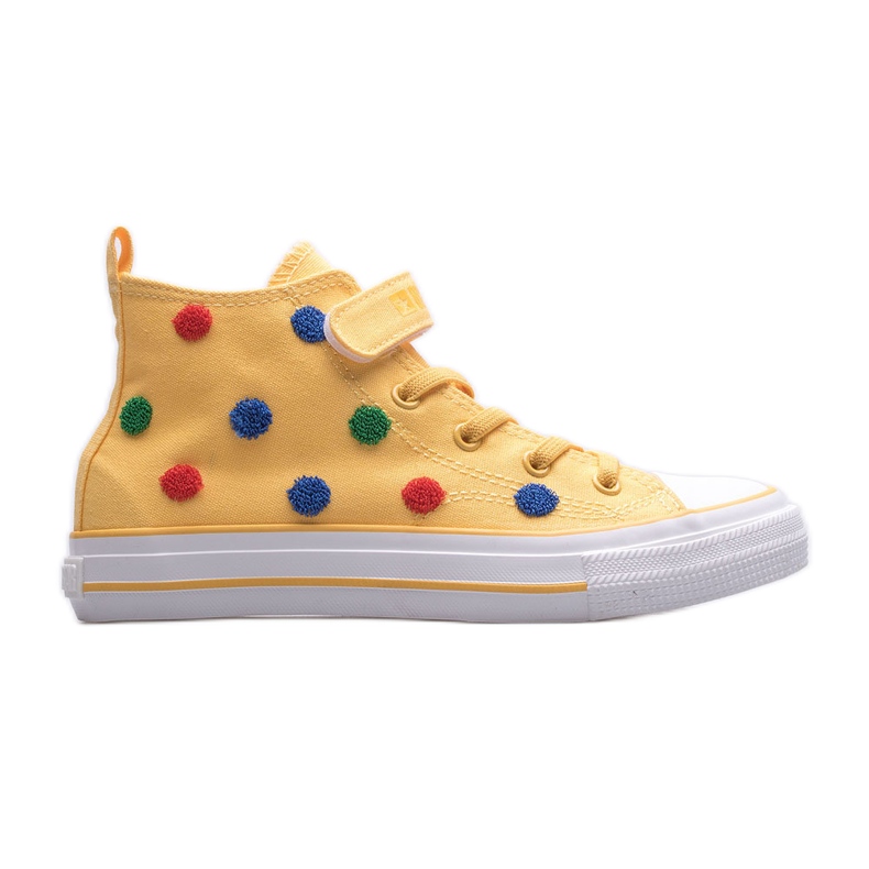 Baskets pour enfants Big Star JJ374062 jaune