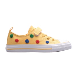 Baskets pour enfants Big Star JJ374056 jaune