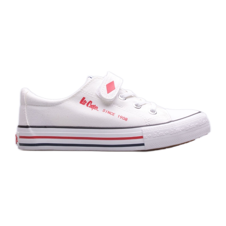 Baskets pour enfants Lee Cooper LCW-22-44-0804K blanche Baskets pour enfants Lee Cooper LCW-22-44-0804K blanche
