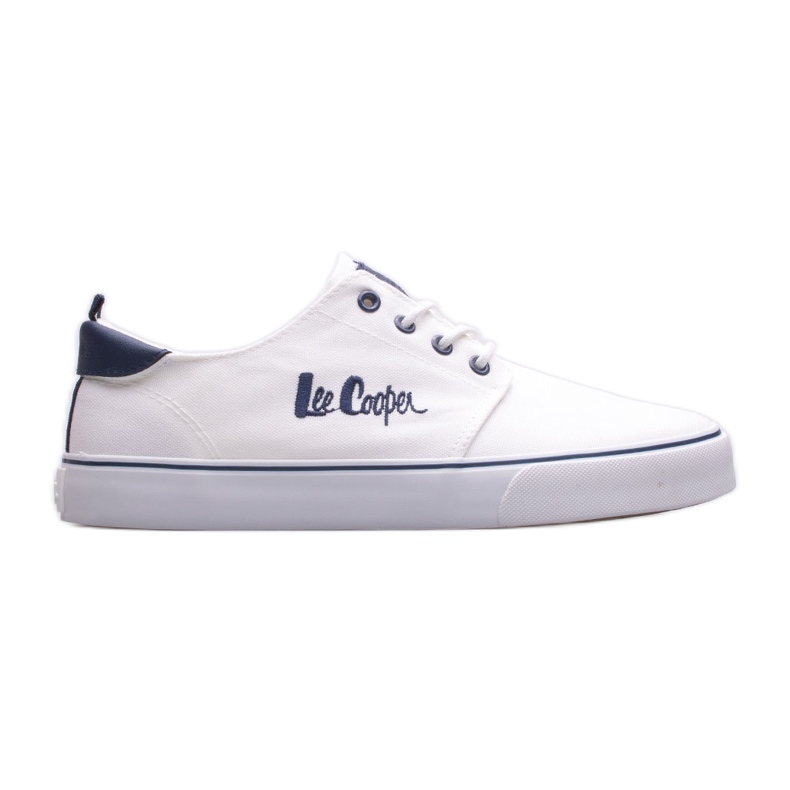 Baskets pour hommes Lee Cooper LCW-22-31-0855M blanche bleu
