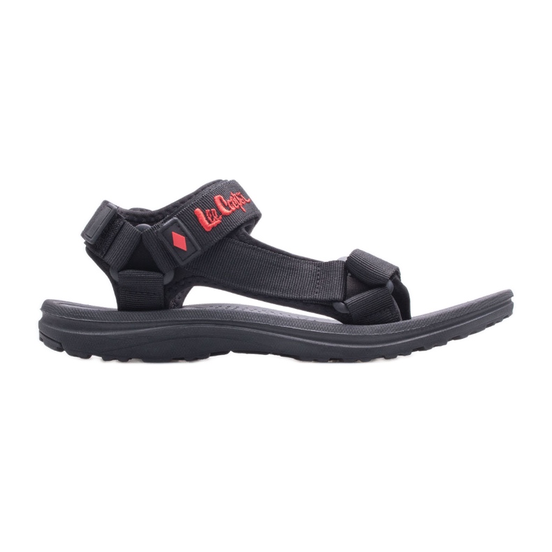 Sandales pour hommes Lee Cooper LCW-22-34-0945M le noir rouge