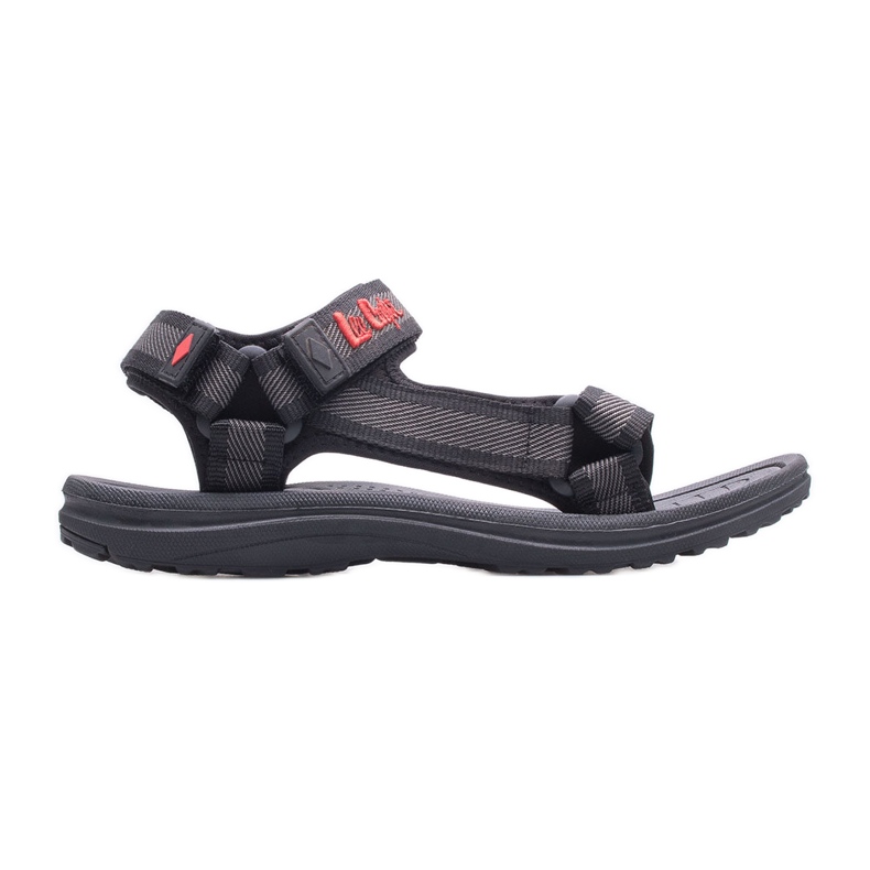 Sandales pour hommes Lee Cooper LCW-22-34-0942M le noir gris
