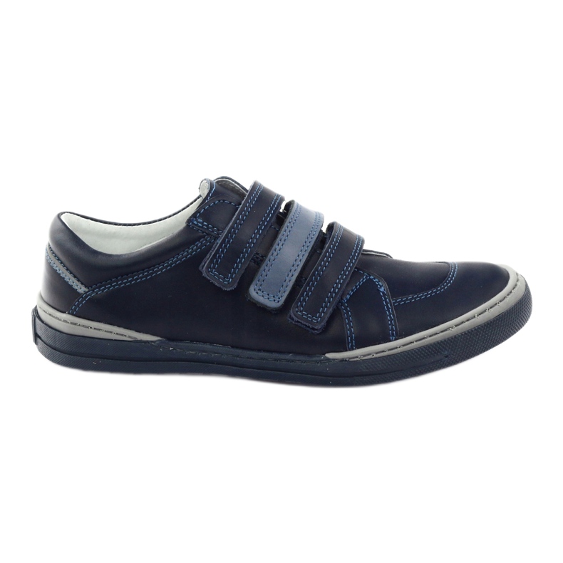 Chaussures garçon navets Bartuś bleu marine multicolore