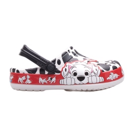 Sabots pour enfants CROCS 101 Dalmatiens Kids Clog 207485-100 blanche le noir Sabots pour enfants CROCS 101 Dalmatiens Kids Clog 207485-100 blanche le noir