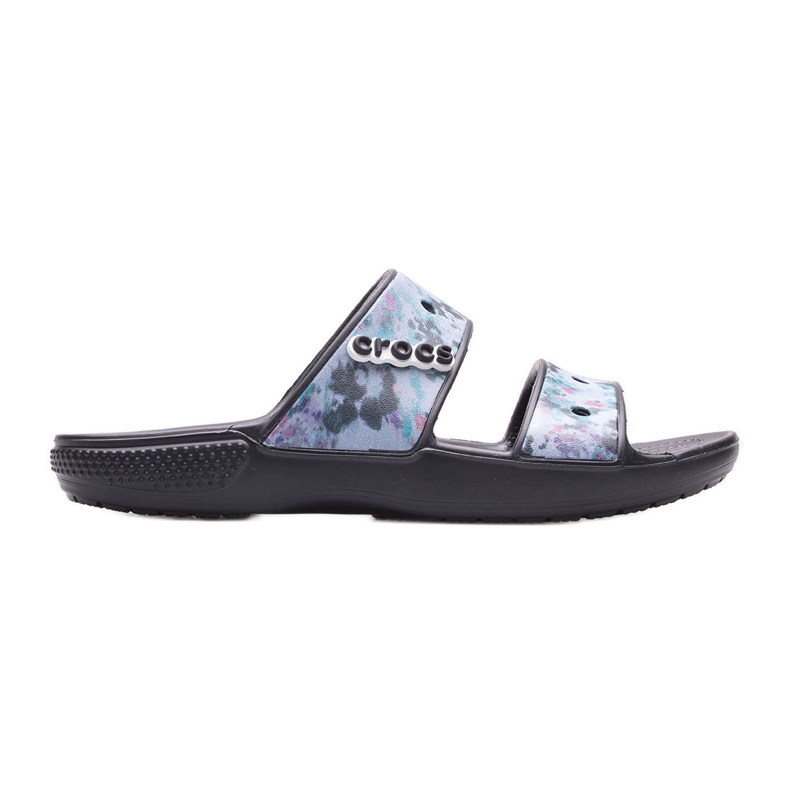Chaussons femme CROCS Classic Tie Dye Graphic 207283-988 le noir multicolore