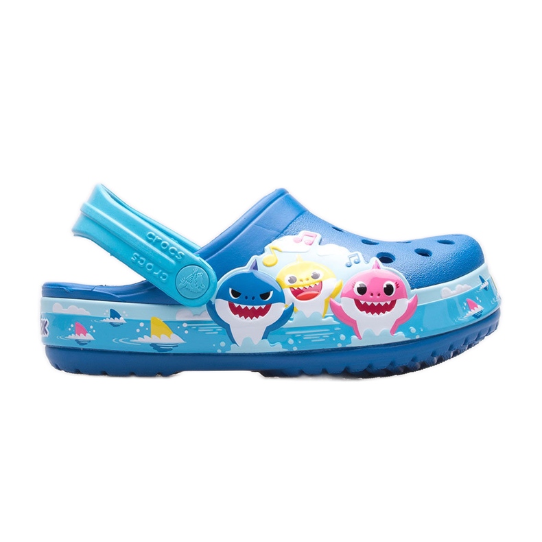 Sabots pour enfants CROCS Fl Babyshark Band Clog T 207066-4JL bleu