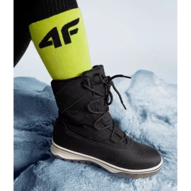 Bottes d'hiver pour enfants 4F 4FJAW22FSBSF005-20S le noir