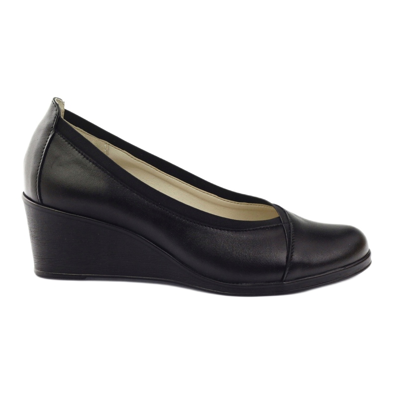 Gregors Leather Pompes Koturno 624 Black pour femmes le noir