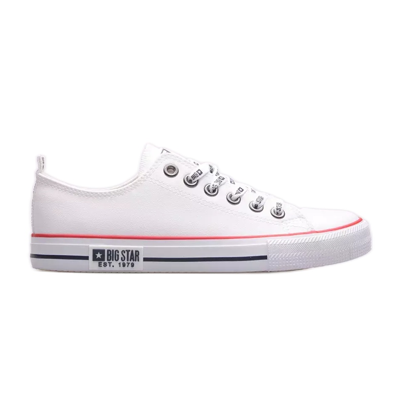 Baskets Big Star KK274095 pour femmes blanche
