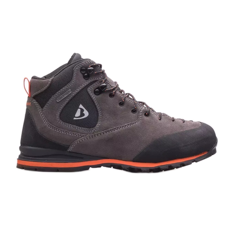 Chaussures trekking homme BERGSON Castor Mid Stx 3.0 brun gris