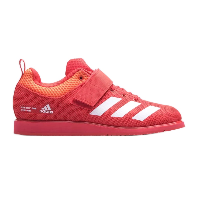 Chaussures d'haltérophilie adidas Powerlift 5 GY8921 rouge Chaussures d'haltérophilie adidas Powerlift 5 GY8921 rouge