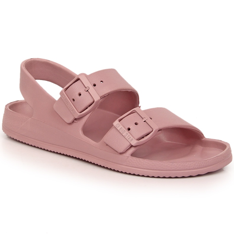 Sandales de sport en mousse pour femme rose Big Star LL274744