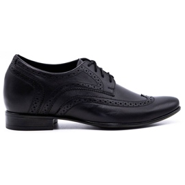 Olivier Chaussures pour hommes augmentant la visibilité 617P noir