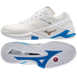 Chaussures de handball Mizuno Wave Stealth Neo M X1GA200100 blanc blanc