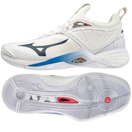 Mizuno Wave Momentum 2 M V1GA211300 chaussures de volley-ball blanc blanc