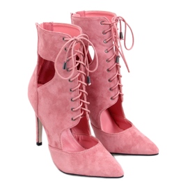 BM Bottes découpées sur une épingle Demi Rosa rose