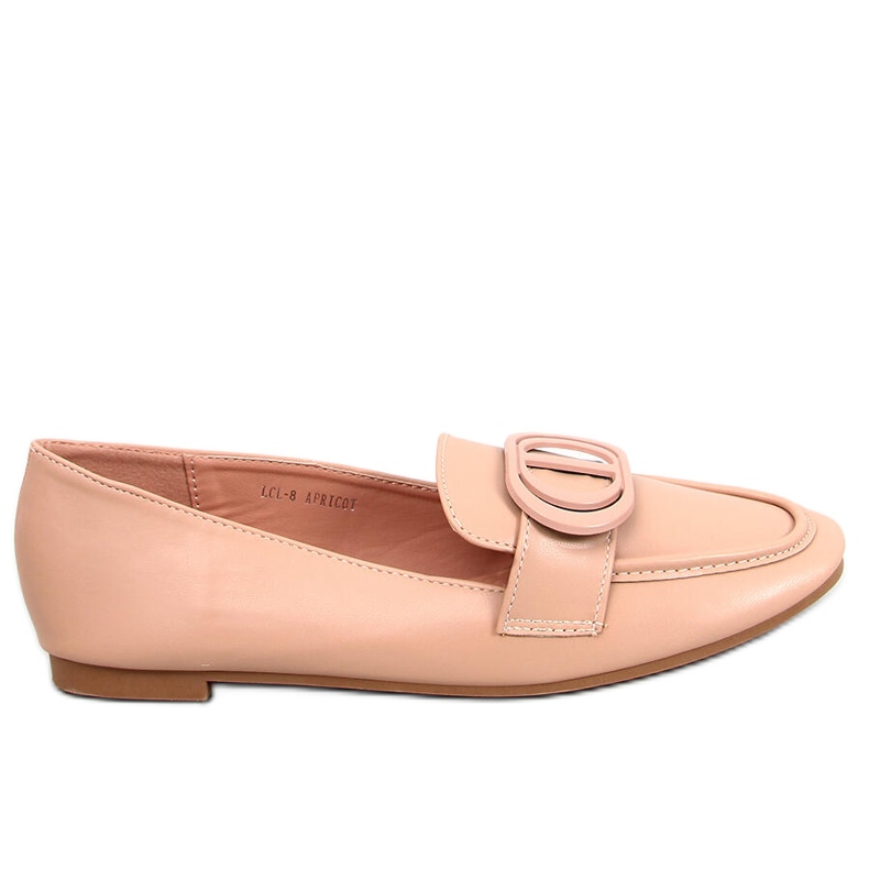 Mocassins à boucle femme Meredith Apricot beige