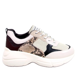 BM Espadrilles beiges Maud pour femmes