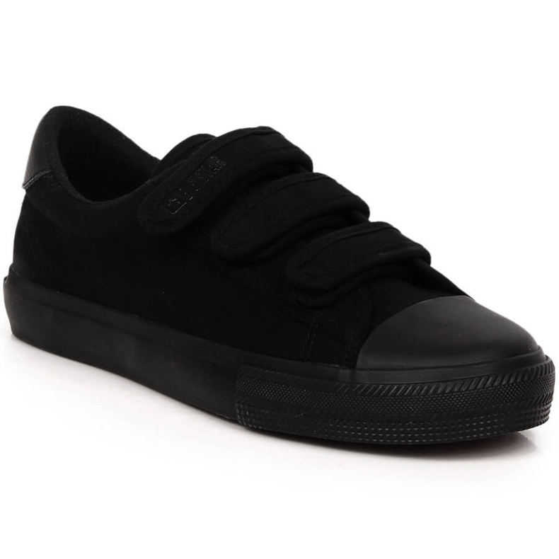 Baskets Velcro noires homme Big Star LL174631 le noir