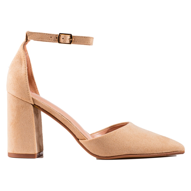Escarpins en daim beige Shelovet, femmes Escarpins en daim beige Shelovet, femmes