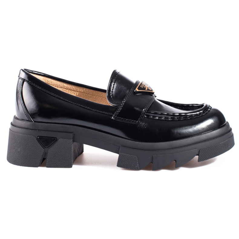 Seastar Mocassins vernis noirs Shelovet, femmes le noir