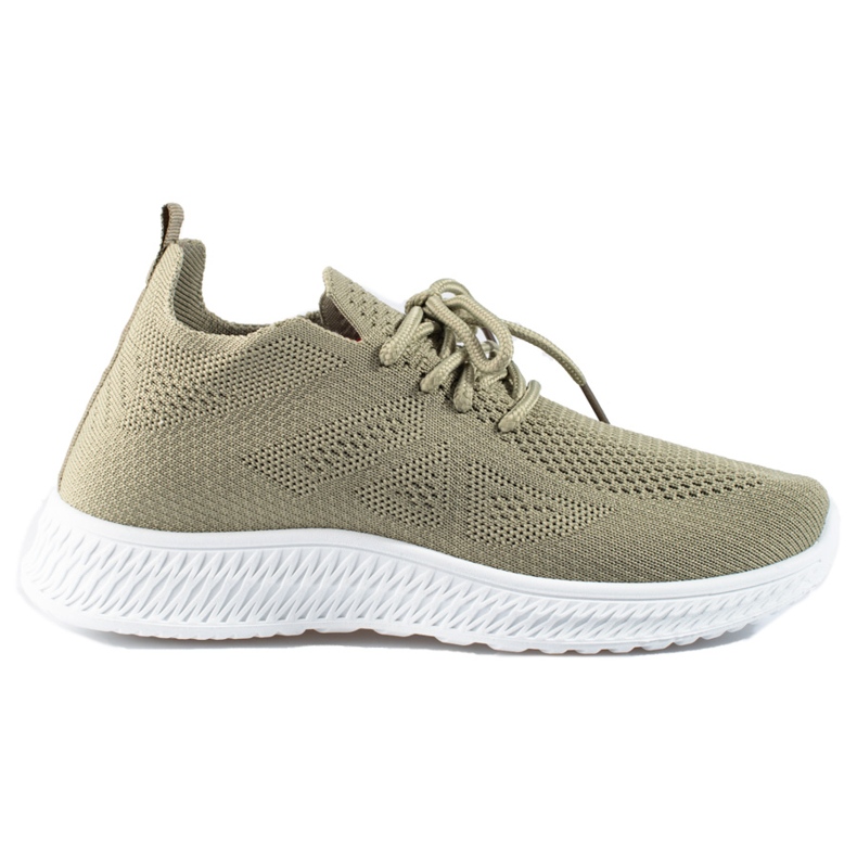 Chaussures de sport textiles vertes Shelovet