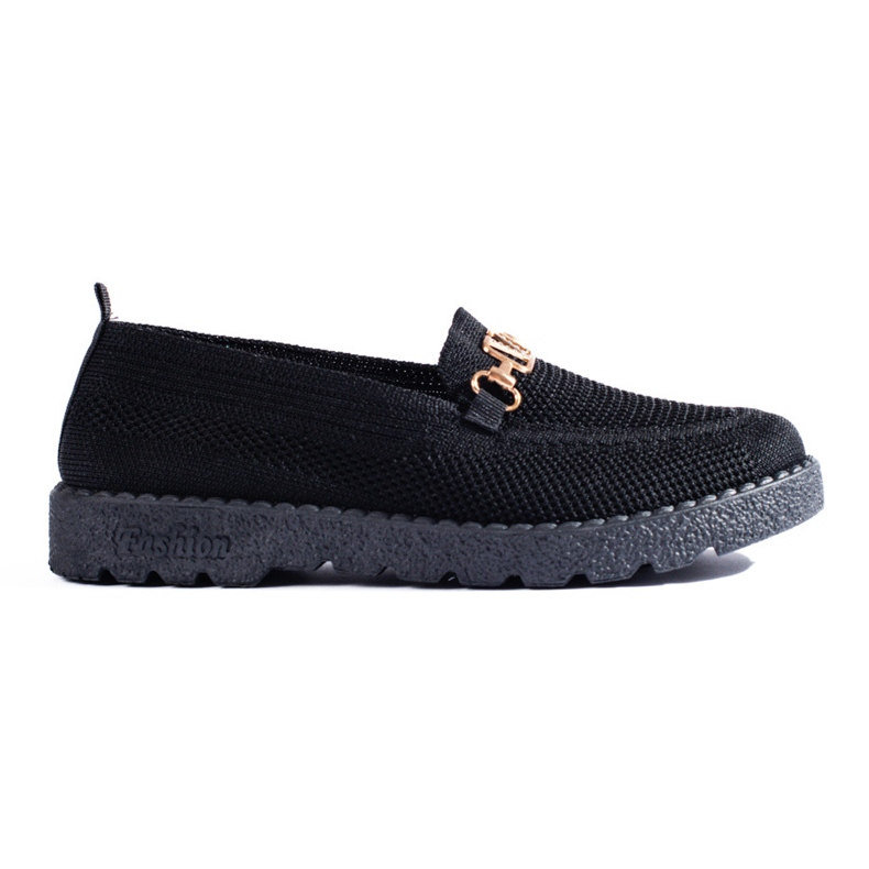 Mocassins textile femme Shelovet noir le noir