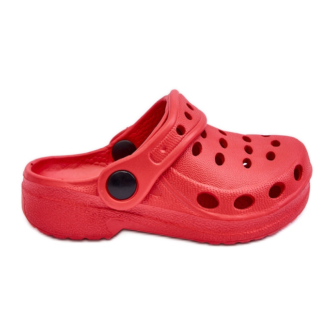 Chaussons en mousse Lucas enfants rouges
