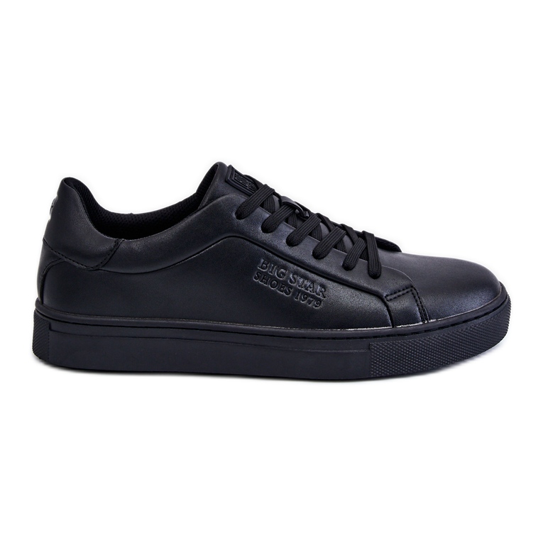 Chaussures de sport Big Star en mousse à mémoire de forme pour hommes LL174194 Noir le noir Chaussures de sport Big Star en mousse à mémoire de forme pour hommes LL174194 Noir le noir