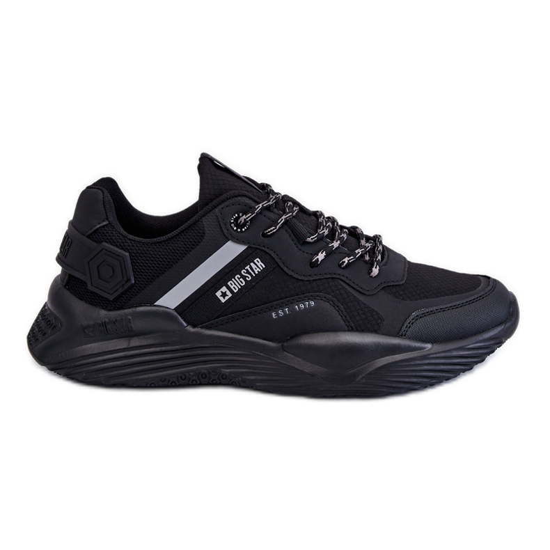 Baskets Légères Homme Memory Foam System Big Star LL174150 Noir le noir