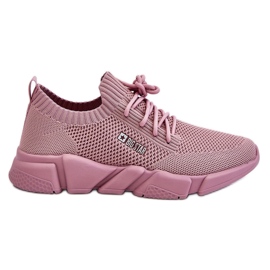 Baskets Légères Femme Memory Foam System Big Star JJ274266 Rose