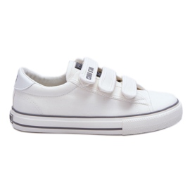 Baskets Textiles Classiques Velcro Big Star LL274A203 Blanc