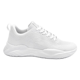Baskets Big Star en mousse à mémoire de forme pour hommes LL174247 Blanc blanche