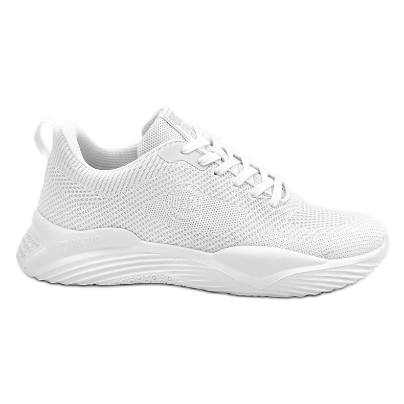 Baskets Big Star en mousse à mémoire de forme pour hommes LL174247 Blanc blanche