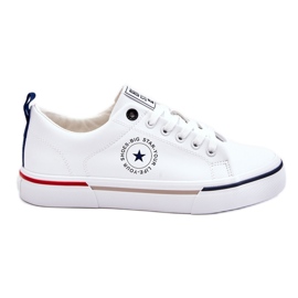Baskets en cuir pour hommes Big Star LL174209 Blanc