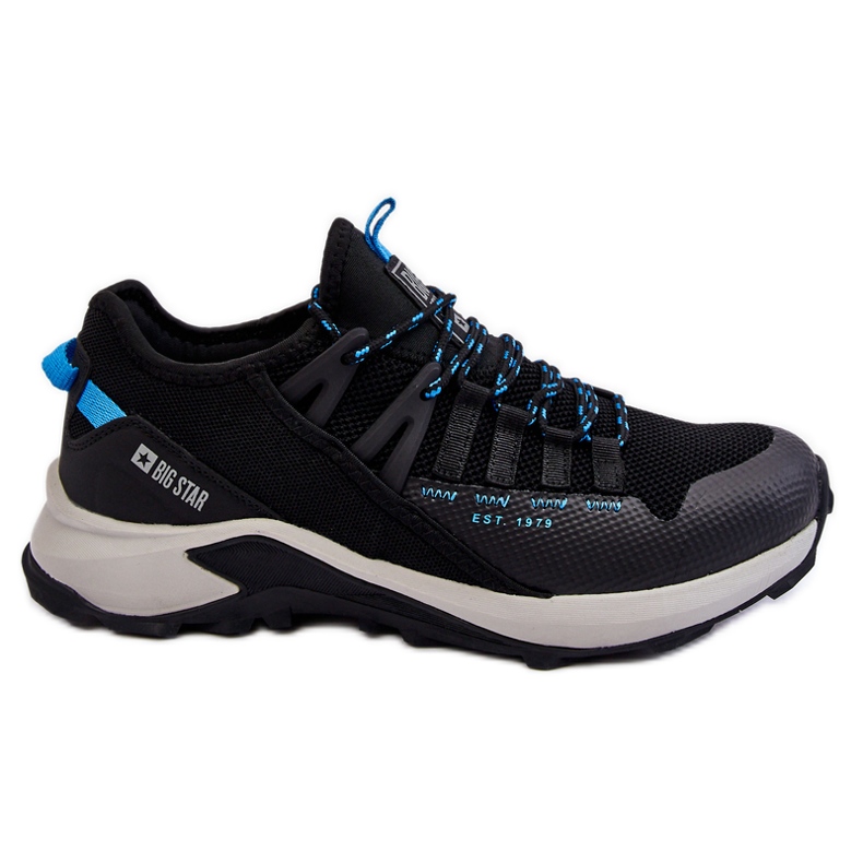 Chaussures de sport pour hommes Système de mousse à mémoire de forme Big Star LL174130 Noir le noir