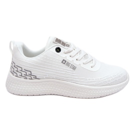 Chaussures de sport en maille pour femme Système de mousse à mémoire de forme Big Star LL274664 Blanc