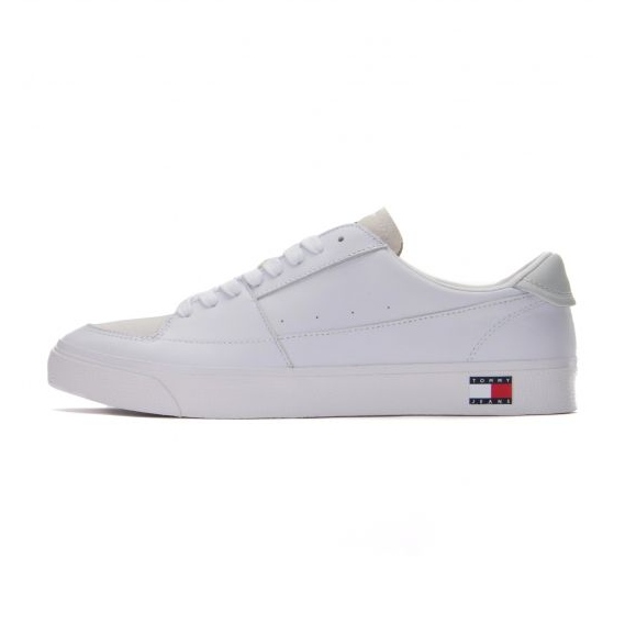 Chaussures Tommy Hilfiger Vulcanized Ess M EM0EM01106 Ybr blanche Chaussures Tommy Hilfiger Vulcanized Ess M EM0EM01106 Ybr blanche