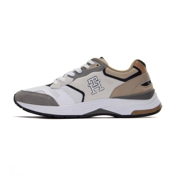 Chaussures Tommy Hilfiger Modern Prep Sneaker Mix M FM0FM044498 Aeg blanche