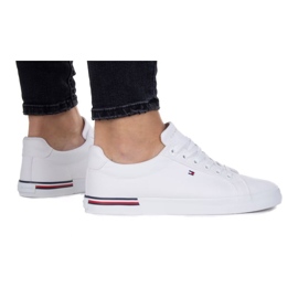 Baskets Tommy Hilfiger Essential Stripes W FW0FW06954 Ybs blanc
