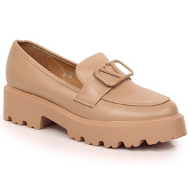 Vinceza 16380 talons hauts et chaussures à plateforme beiges pour femmes Vinceza 16380 talons hauts et chaussures à plateforme beiges pour femmes