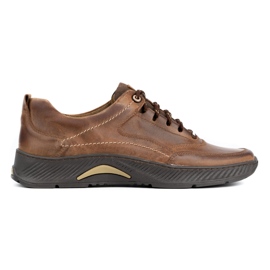KOMODO Chaussures homme en cuir Sport 922K marron brun KOMODO Chaussures homme en cuir Sport 922K marron brun