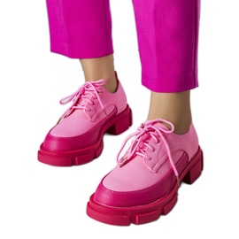 BM Chaussures roses à semelle massive de Kay